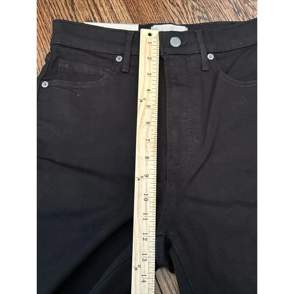 Everlane Womens Size 29 The‎ Way-High Skinny Jeans Stretch Black NWT